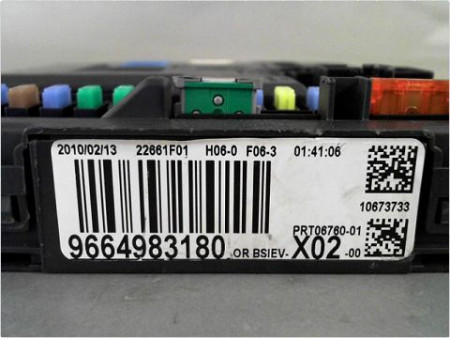 BOITIER GESTION HABITACLE CITROEN C3 PICASSO 09-12