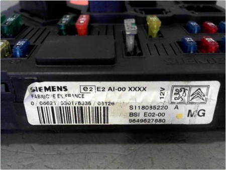 BOITIER GESTION HABITACLE PEUGEOT 206 98-09