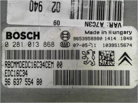 CALCULATEUR MOTEUR PEUGEOT 207 SW 2007-2013