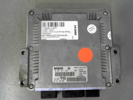 CALCULATEUR MOTEUR CITROEN JUMPY TOLE