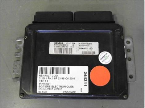 CALCULATEUR MOTEUR RENAULT CLIO II PH.1 98-2001