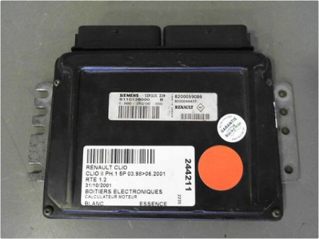 CALCULATEUR MOTEUR RENAULT CLIO II PH.1 98-2001