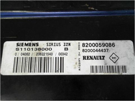 CALCULATEUR MOTEUR RENAULT CLIO II PH.1 98-2001