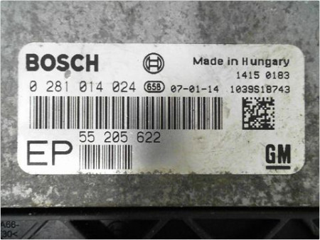 CALCULATEUR MOTEUR OPEL ZAFIRA 05-07