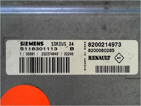 CALCULATEUR MOTEUR RENAULT CLIO II PH.2 01-06