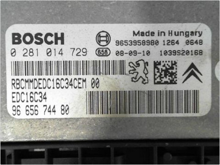 CALCULATEUR MOTEUR CITROEN C4 PICASSO