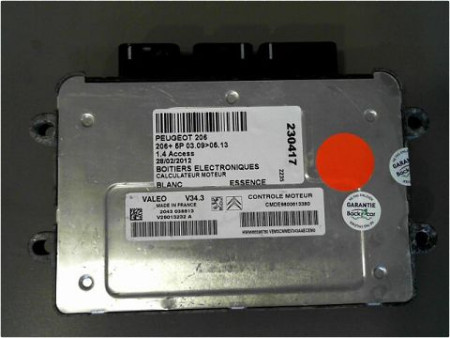 CALCULATEUR MOTEUR PEUGEOT 206+ 09-13