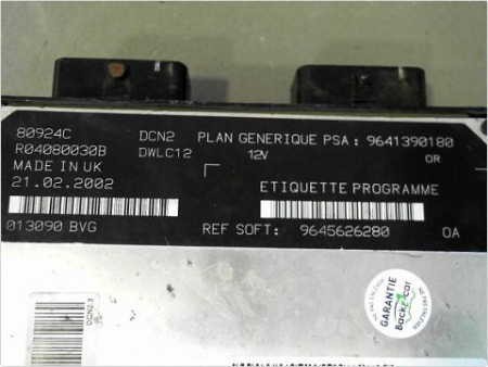 CALCULATEUR MOTEUR PEUGEOT 206 98-09