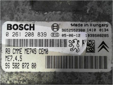 CALCULATEUR MOTEUR PEUGEOT 206 98-09