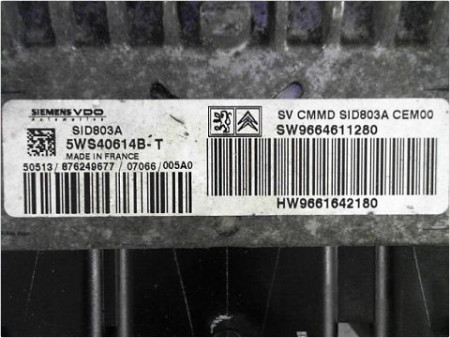 CALCULATEUR MOTEUR FIAT SCUDO II 2007-