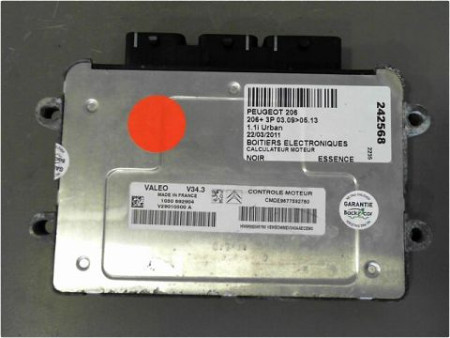 CALCULATEUR MOTEUR PEUGEOT 206+ 09-13