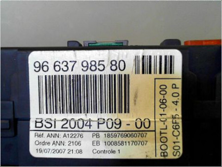 BOITIER GESTION HABITACLE CITROEN C4 04-08