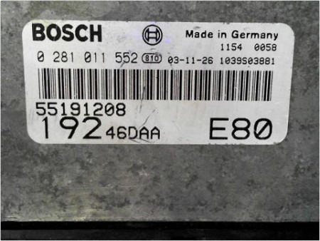 CALCULATEUR MOTEUR FIAT STILO 01-07