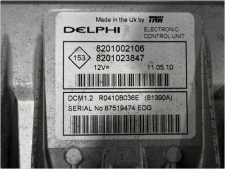 CALCULATEUR MOTEUR DACIA SANDERO 08-12