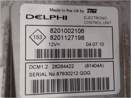 CALCULATEUR MOTEUR DACIA SANDERO 08-12
