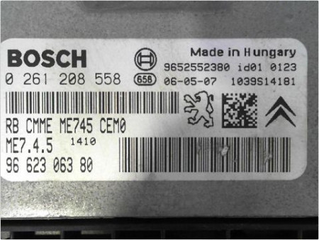 CALCULATEUR MOTEUR PEUGEOT 307 2005-2007