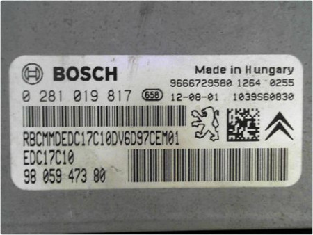 CALCULATEUR MOTEUR PEUGEOT 208 12-15