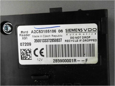 LECTEUR DE CARTE RENAULT LAGUNA III 07-10