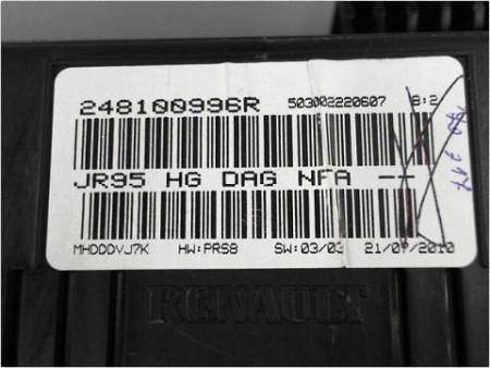 BLOC COMPTEURS RENAULT SCENIC III 09-2011