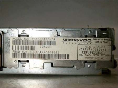 AUTORADIO PEUGEOT 206 98-09