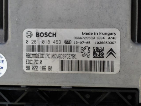 CALCULATEUR MOTEUR CITROEN C3