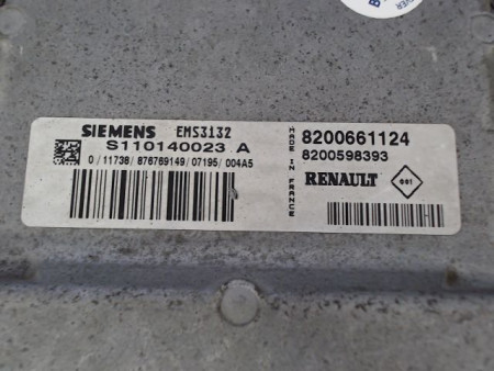 CALCULATEUR MOTEUR DACIA LOGAN