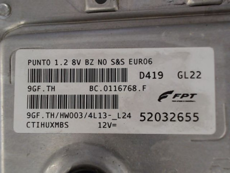 CALCULATEUR MOTEUR FIAT PUNTO