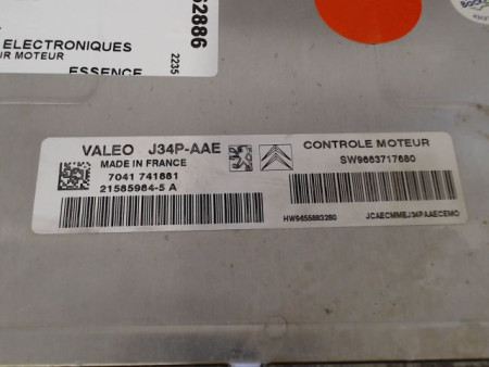 CALCULATEUR MOTEUR PEUGEOT 206