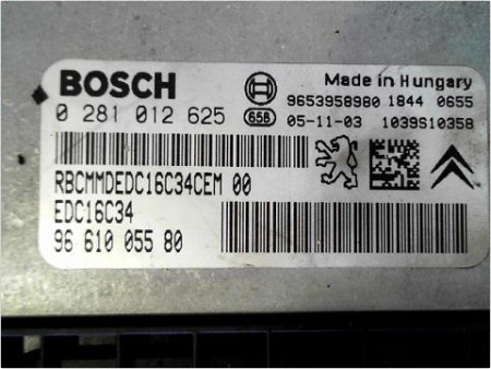 CALCULATEUR MOTEUR PEUGEOT 407 2004-2008