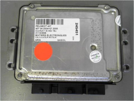 CALCULATEUR MOTEUR PEUGEOT 407 2004-2008