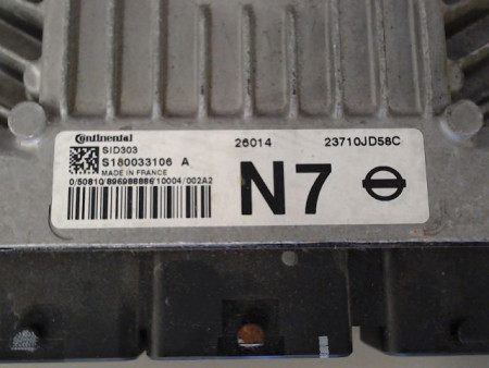 CALCULATEUR MOTEUR NISSAN QASHQAI
