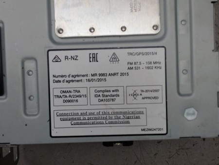 AUTORADIO RENAULT MEGANE