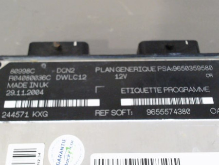 CALCULATEUR MOTEUR PEUGEOT PARTNER