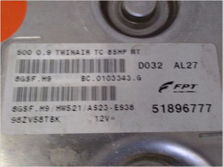 CALCULATEUR MOTEUR FIAT 500 2007-