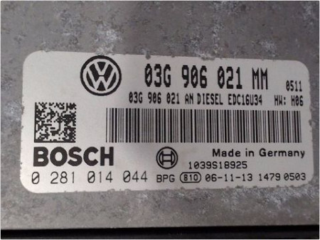 CALCULATEUR MOTEUR VOLKSWAGEN TOURAN