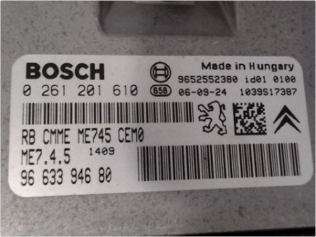 CALCULATEUR MOTEUR PEUGEOT 307