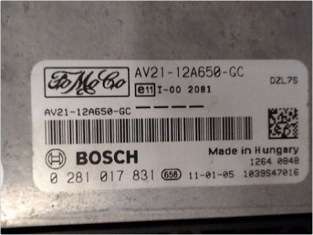 CALCULATEUR MOTEUR FORD FIESTA
