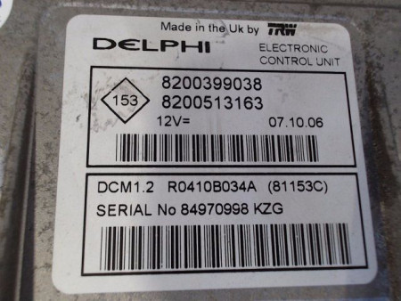 CALCULATEUR MOTEUR RENAULT MEGANE