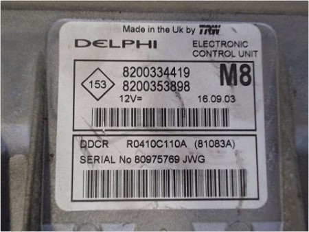 CALCULATEUR MOTEUR NISSAN MICRA