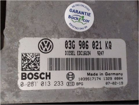 CALCULATEUR MOTEUR VOLKSWAGEN GOLF