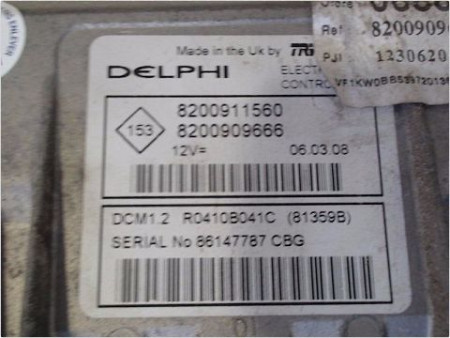 CALCULATEUR MOTEUR RENAULT KANGOO