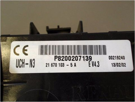 BOITIER GESTION HABITACLE RENAULT CLIO