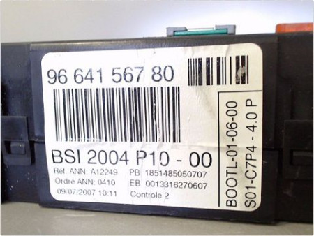 BOITIER GESTION HABITACLE CITROEN C3