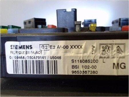 BOITIER GESTION HABITACLE CITROEN C2