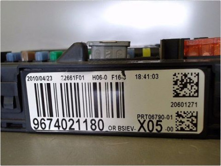 BOITIER GESTION HABITACLE CITROEN C3