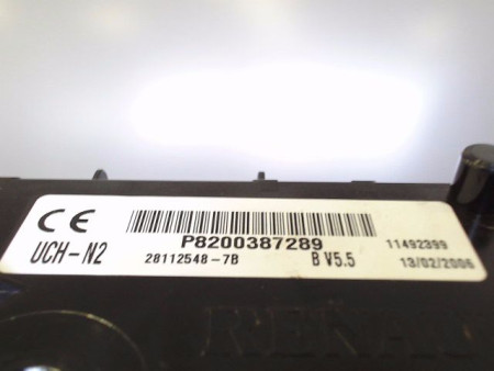 BOITIER GESTION HABITACLE RENAULT CLIO