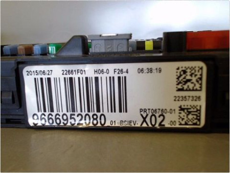 BOITIER GESTION HABITACLE CITROEN C3