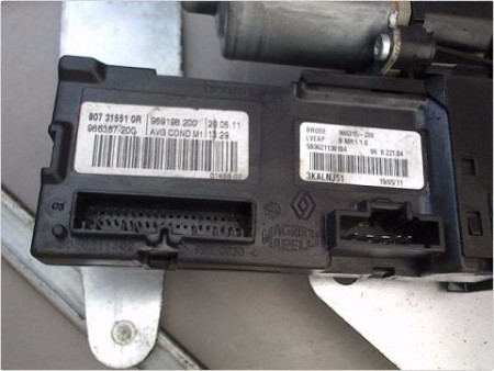 MECANISME LEVE-GLACE AVANT GAUCHE RENAULT MEGANE