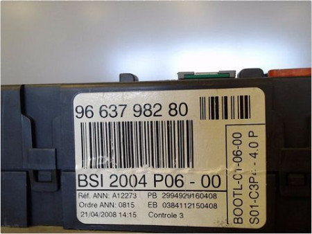 BOITIER GESTION HABITACLE PEUGEOT 207