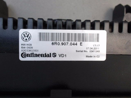 COMMANDE DE CHAUFFAGE VOLKSWAGEN POLO